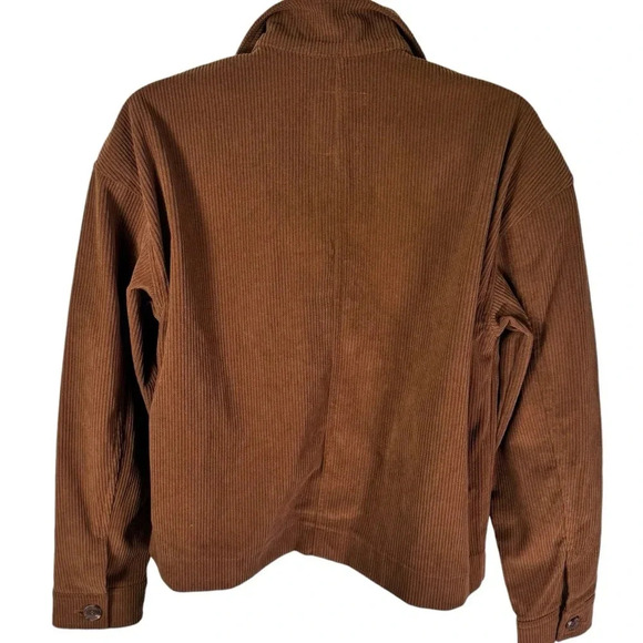 Rich Brown Corduroy Unlined Jacket Size XS by Avec Les Filles - Picture 4 of 6